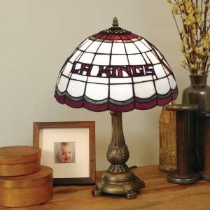 LOS ANGELES KINGS 20 Hand Cut Stained Glass TIFFANY TABLE LAMP with a 
