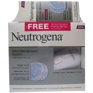  Neutrogena Microdermabrasion System plus Free Puff Refills 