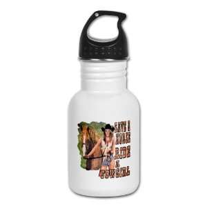  Kids Water Bottle Country Western Lady Save A Horse Ride 