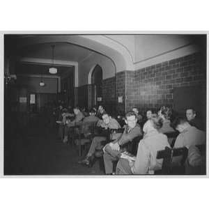  Photo College of the City of New York. Study hall 1943 