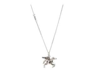 SALE* Juicy Couture Silver Pegasus Wing Wish Charm Necklace $48  