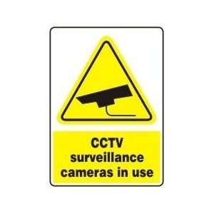  CCTV SURVEILLANCE CAMERAS IN USE W/GRAPHIC Sign   18 x 12 