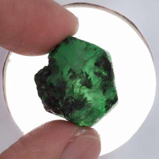Untreated 30.17ct Natural Green Emerald Facet Rough Gem, ZAMBIA  