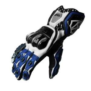  Arlen Ness A Spec Race Gloves (Black/Blue/White, Small 