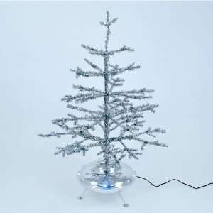  UFO SPACESHIP Silver Tinsel Christmas Tree 31 NEW Space 