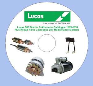 Lucas B90 Rotating Electrics, Repair Parts, Maintenance  