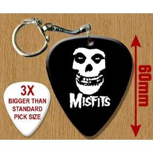  Misfits BIG Guitar Pick Keyring Musical Instruments