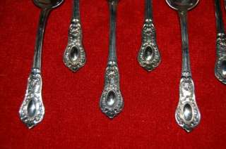 SUPERB FRENCH Silver TEA SPOONS Philippe Berthier c1841  