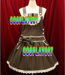 gothic stripe lolita dress attractiue Fashion exquisite~refined trendy 
