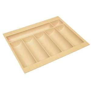 Hafele 556.53.401 Maple 16 Wide Trimmable Cutlery Drawer Insert with 