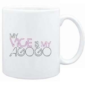  Mug White  my vice is my Agogo  Instruments