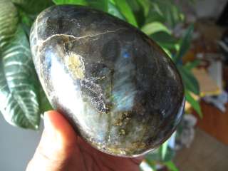 34lb AA+++ NATURAL Labradorite Crystal egg Orb Gem Stone  