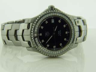   tainless steel case diameter 38 mm dial color black with diamonds