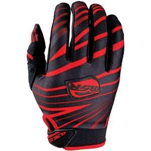  MSR AXXIS 2012 YOUTH MX MOTOCROSS DIRT GLOVES RED MD 