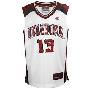   Sooners #13 Youth White Rebound Basketball Jersey