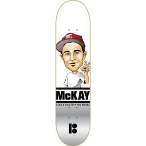  Plan B Mckay MVP Skateboard Deck   8.0