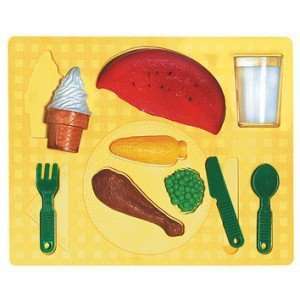  Play Foods   3D Dinner Puzzle   PVC free Toys & Games