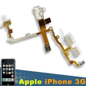   Power On Off+Key Button Pcb Printed Circuit Board For iPhone 3G White