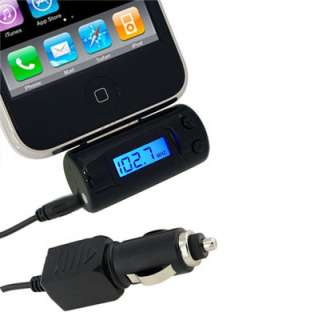 FM Transmitter Car Kit For i Phone 4G 3GS & iPod Touch  