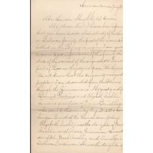  A letter written by D.P. Bruner, Germantown, Pa to Mr 