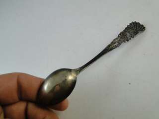 Antique St Paul MN American Indian Themed Sterling Silver Spoon 
