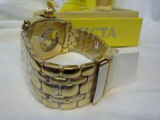 INVICTA LUPAH MECHANICAL GOLD 1253 MENS WATCH BRAND NEW  