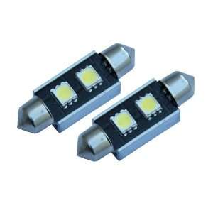   SMD 1.5 Canbus Error Free Dome Light LED Bulbs 6411 6418 C5W   White
