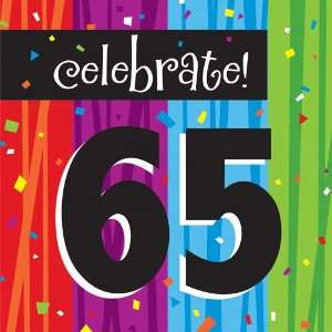  Celebrations 65th Birthday Paper Luncheon Napkins Health 