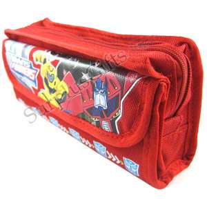 Transformers Pencil and Cosmetic Case in Red  