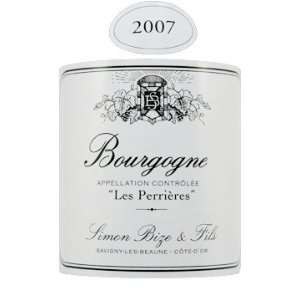  2007 Bize Bourgogne Blanc Perrieres 750ml Grocery 