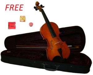 Crystalcello NEW 14 inch Viola with Carrying Case + Bow  