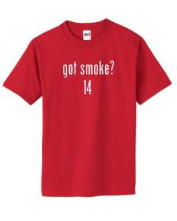 got smoke 14? Red T Shirt New Stewart Tony Car  