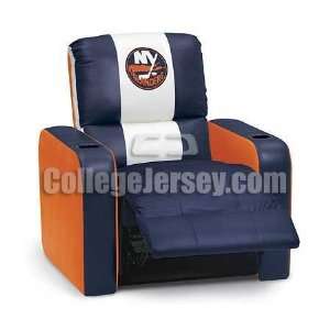  New York Islanders Leather Recliner Memorabilia. Sports 