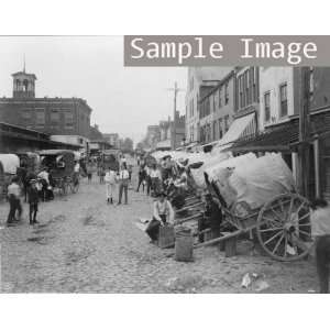  1908 Sixth Street market, Richmond, Va. Vendors and their 