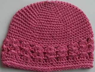 Crochet Kufi Hat Cap Beanie Baby Infrant Girl NEW 30Pcs  