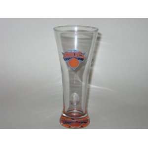 NEW YORK KNICKS 12 oz. Flared Logo Bottoms Up PILSNER BEER GLASS 