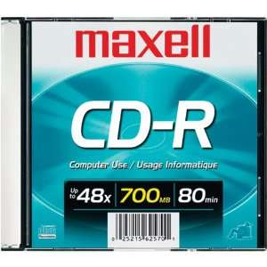  848592 1PK CDR 700MB 80MIN WHITE MATTEPRINTABLE W/ SLIM J 