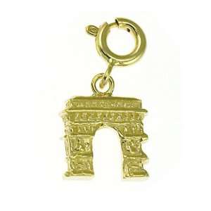  14kt Yellow Gold Gun In Holdster Pendant Jewelry