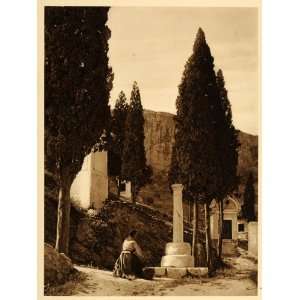  1925 Calvario Mount Calvary Xativa Jativa Spain Woman 