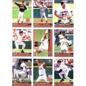  1997 Upper Deck Baseball San Francisco Giants Team Set 