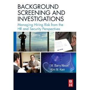   HR and Security Perspectives [Paperback] W. Barry Nixon SPHR Books