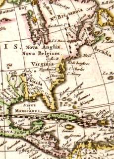 1660 World Map Nova Totius Terrarum Orbis Tabula 18x24  