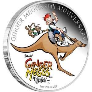   2011 1$ GINGER MEGGS 90TH ANNIVERSARY 2011 1OZ 