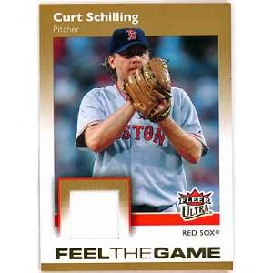  Curt Schilling 2007 Fleer Ultra Feel The Game Game Worn 