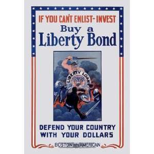  Defend Your Country With Your Dollars 16X24 Giclee Paper 