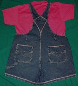   Huggy Bunny Denim Shortalls Romper & T shirt Cyer Pink Hips 53  
