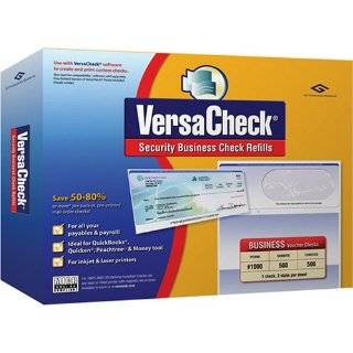 VersaCheck Refills Form # 1000 Business Standard Check, Blue Prestige 