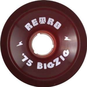  Retro Bigzigs 75mm 78a Red Skate Wheels