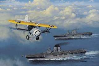 Quite a Pair Aviation And Naval Print by Stan Stokes  