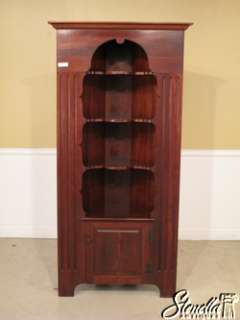 18342 STICKLEY Dark Cherry Open Corner Cabinet  
